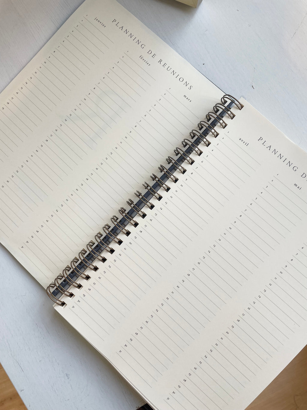 Journal de Reunion à personnaliser - Maison Paon