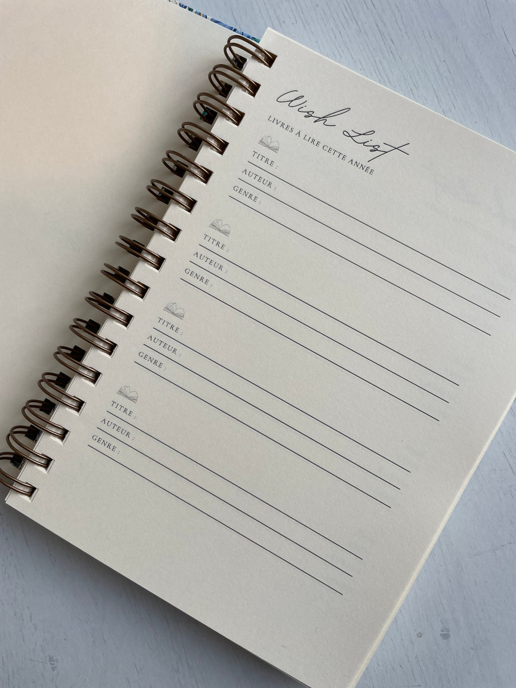 Journal de Lecture à personnaliser