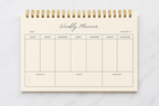 Weelkly Planner à personnaliser